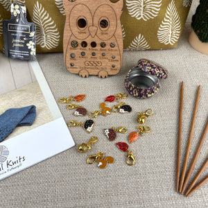 Autumn Leaves Knitting Gift Set