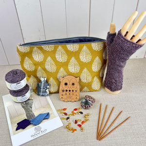 Autumn Leaves Knitting Gift Set