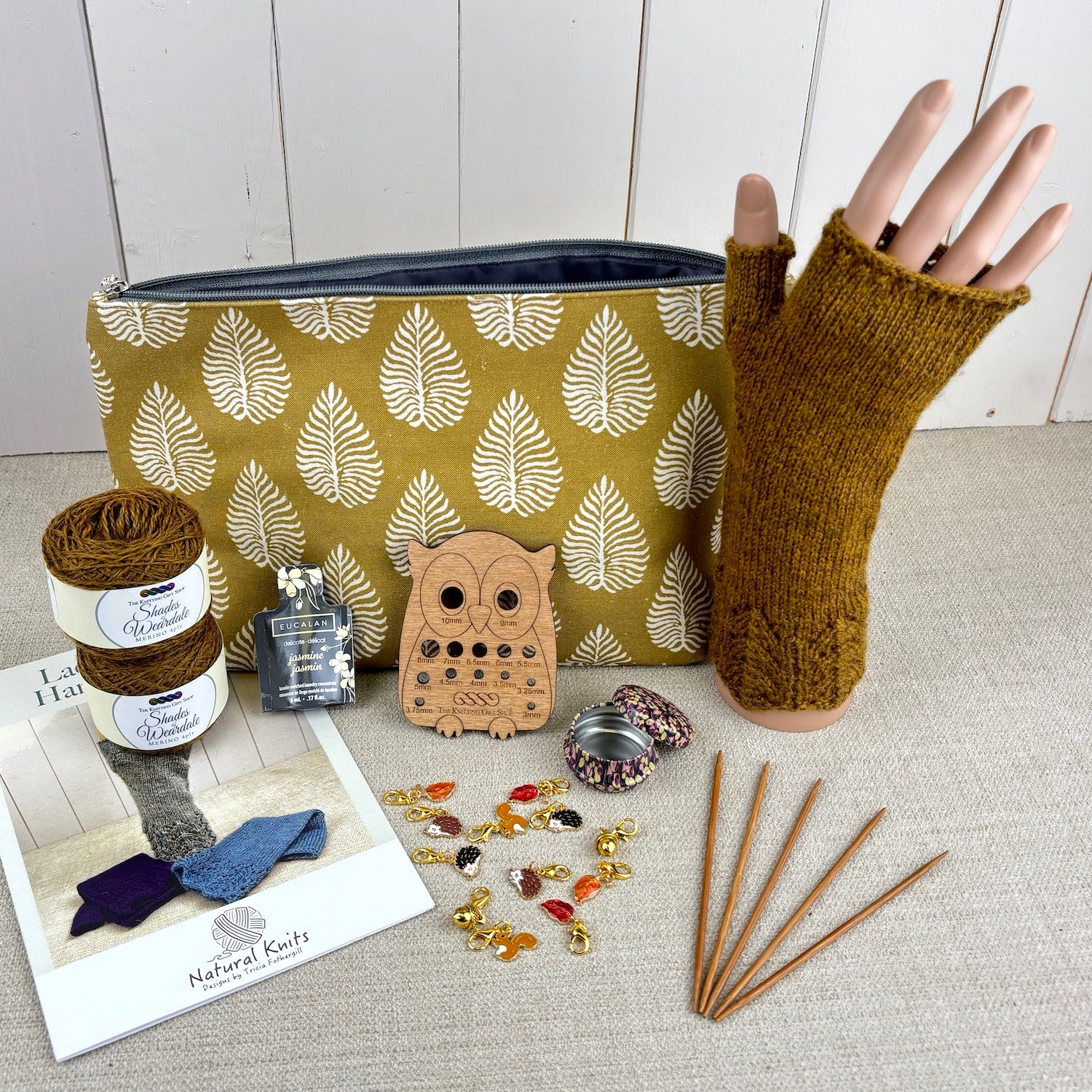 Autumn Leaves Knitting Gift Set