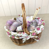 Basketweave Scarf Gift Basket