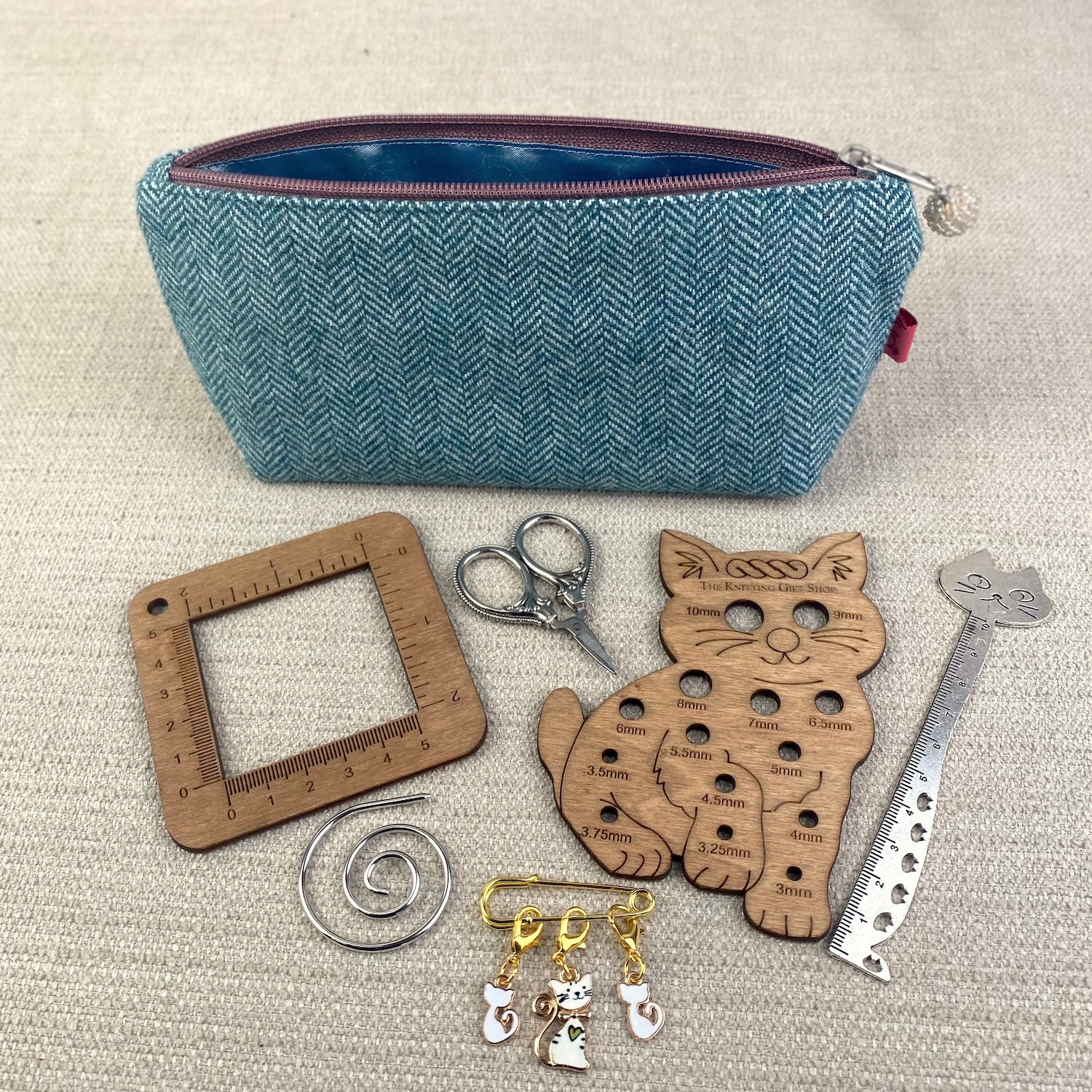 Knitting Accessory Set - Cat