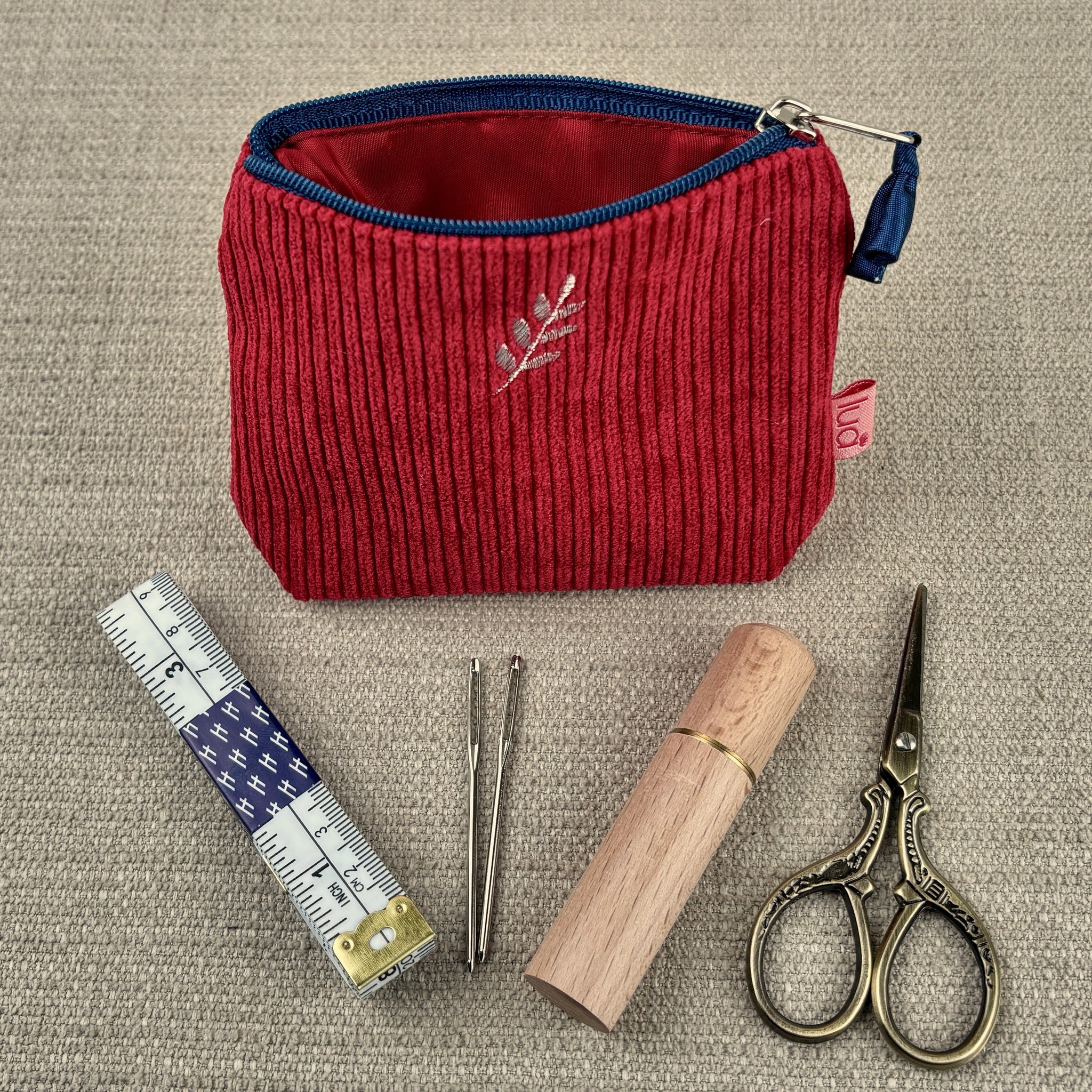 Corduroy Accessory Purse & Sewing Up Set