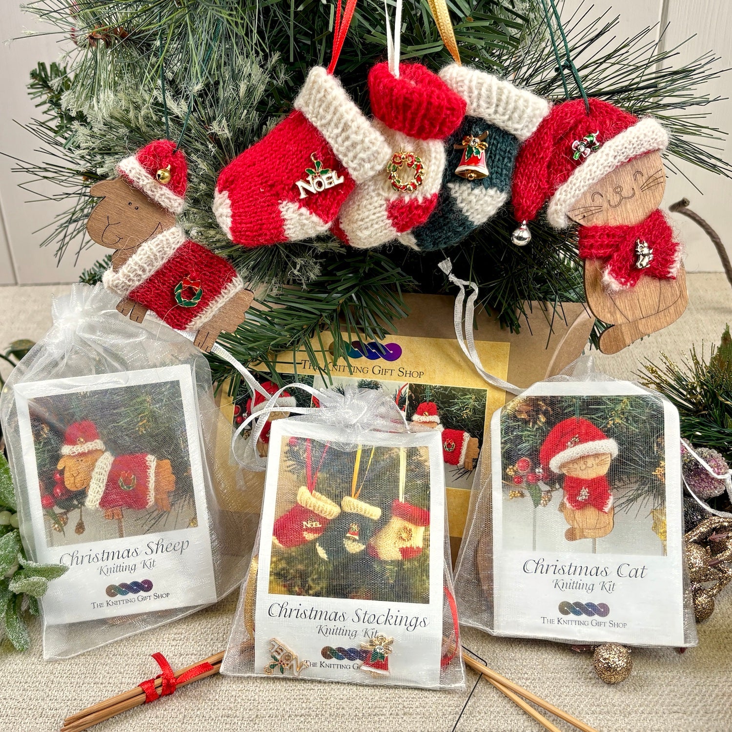 Christmas Collection Knitting Kit Box Set