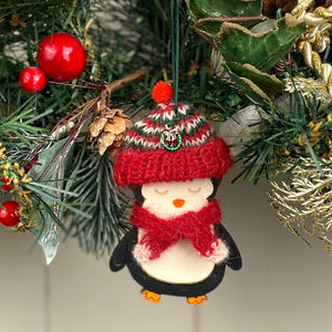 Christmas Penguin Decoration Knitting Kit
