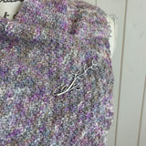 Decorative Metal Leaves Scarf Pin