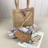 Double Moss Stitch Cowl Gift Bag