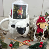 Eweltide Sheep Mug & Knitting Kit Gift Set
