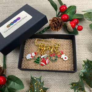 Knitting & Crochet Stitch Markers -  Festive Selection