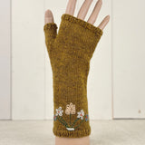 'Flora' Handwarmers (knit flat or in the round)