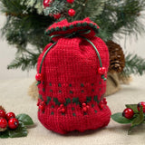Christmas Holly Berry Gift Bag Knitting Kit