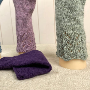 Lace Design Handwarmers Knitting Kit