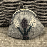 Lavender Coin Purse Knitting Kit