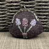 Lavender Coin Purse Knitting Kit