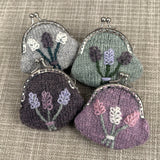 Lavender Coin Purse Knitting Kit