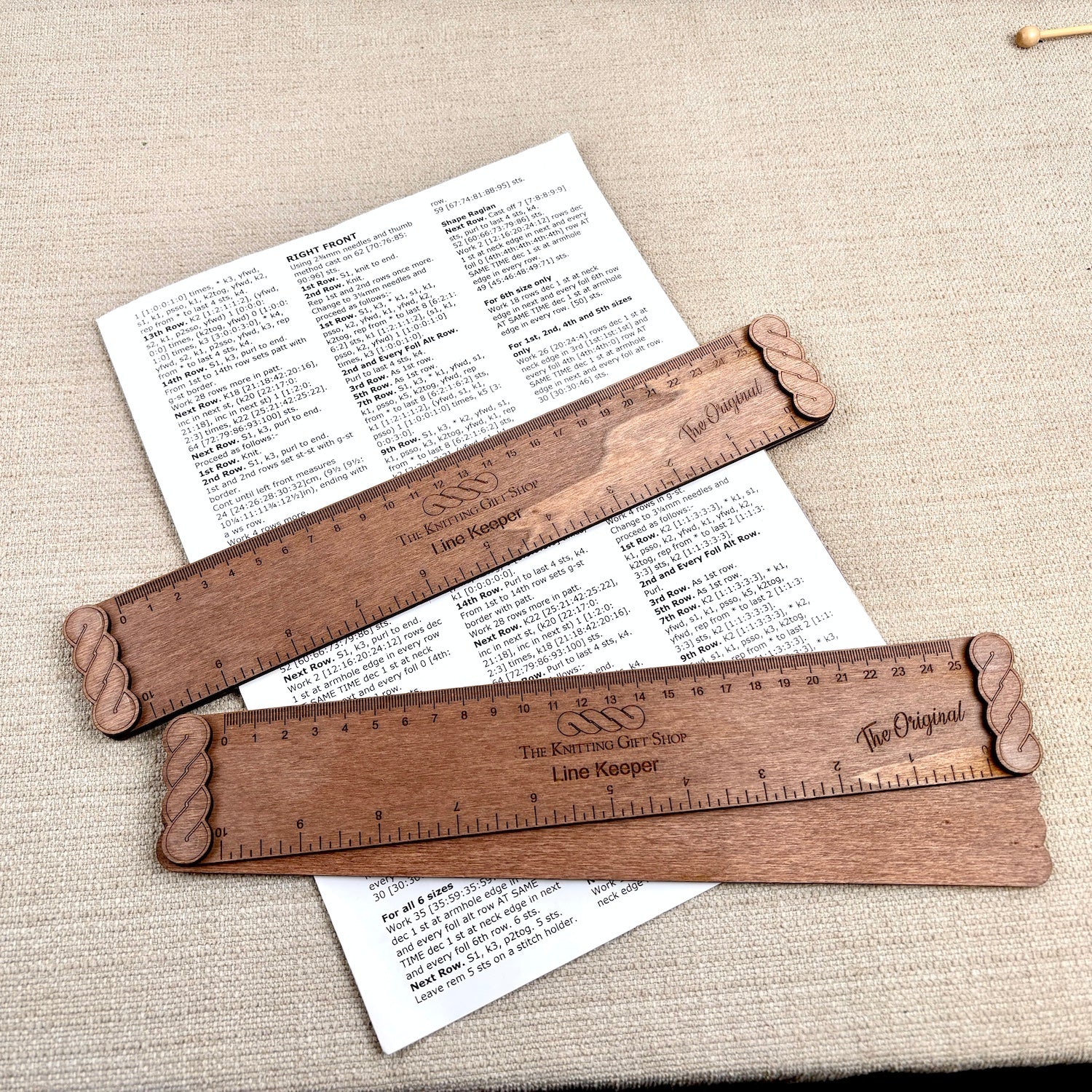 Magnetic Line Keeper for Knitting Patterns & Charts