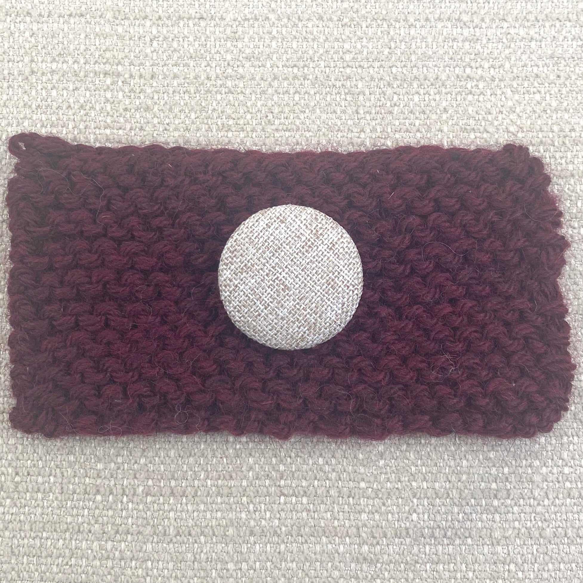 Moss Stitch & Cable Handbag Knitting Kit