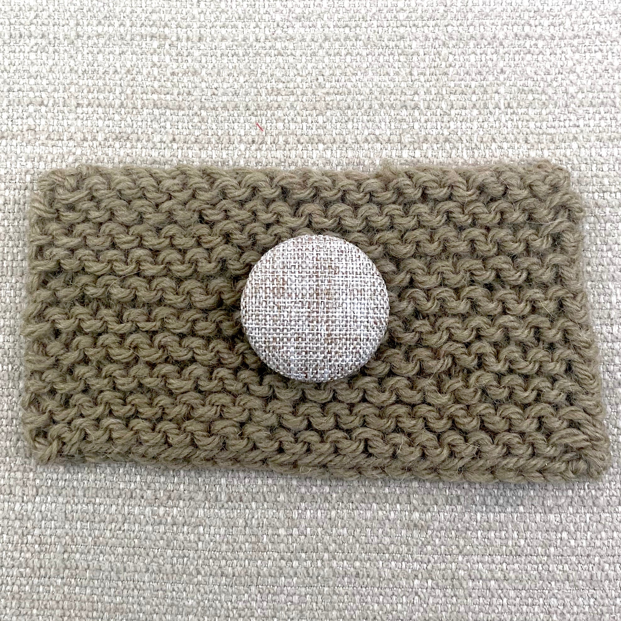 Moss Stitch & Cable Handbag Knitting Kit