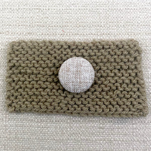 Moss Stitch & Cable Handbag Knitting Kit