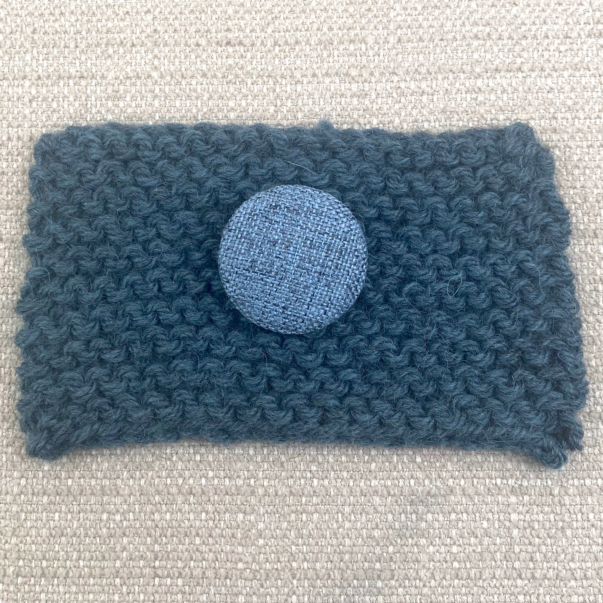 Moss Stitch & Cable Handbag Knitting Kit