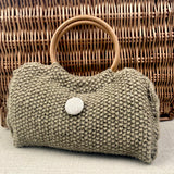 Moss Stitch & Cable Handbag Knitting Kit
