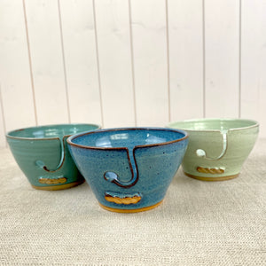 Small Ceramic Yarn Bowl in Pistachio Green