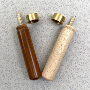Turned Wooden Sewing Needle Holder
