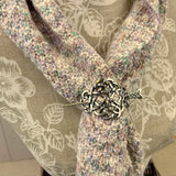 Decorative Metal Scarf Pins