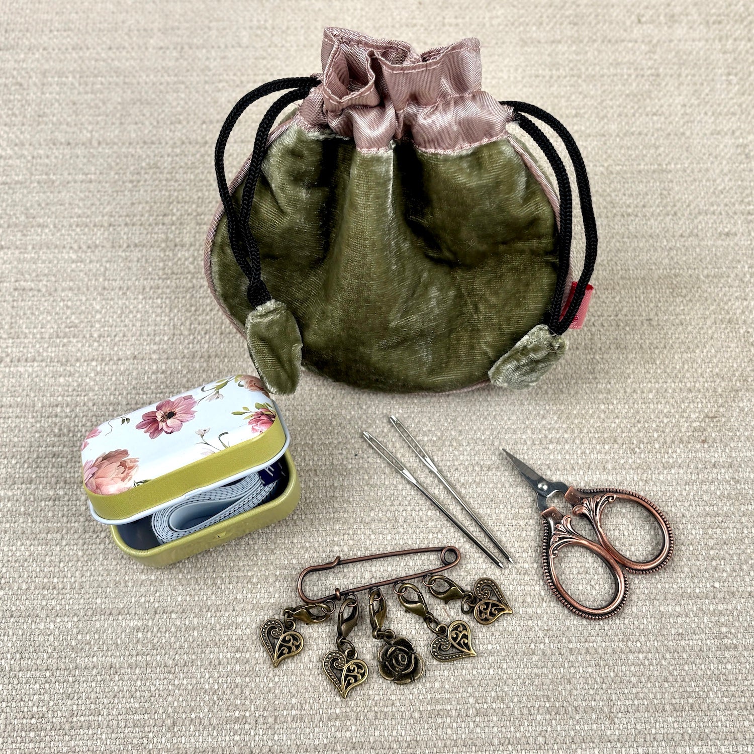 Olive & Shell Luxury Sewing Up Set