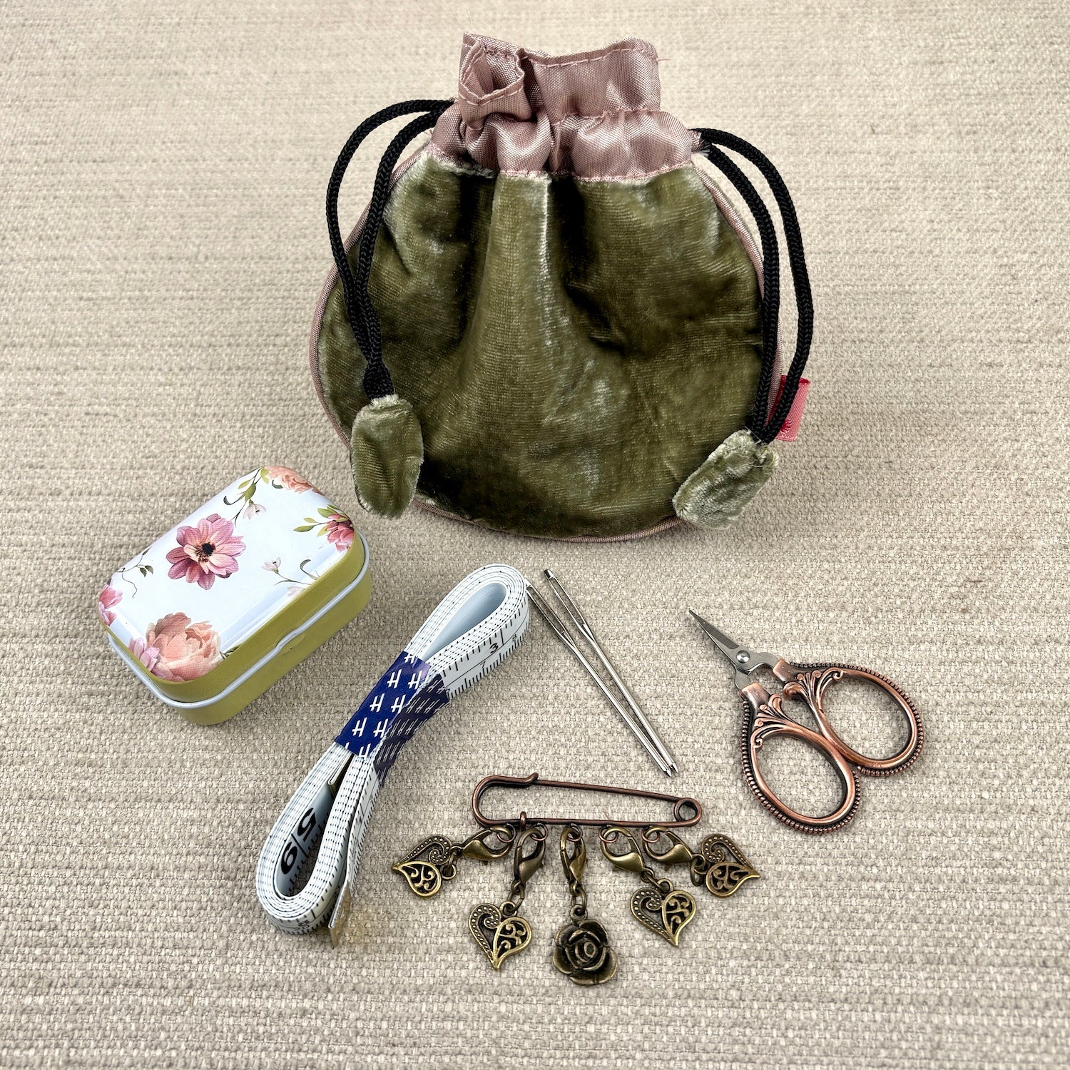 Olive & Shell Luxury Sewing Up Set