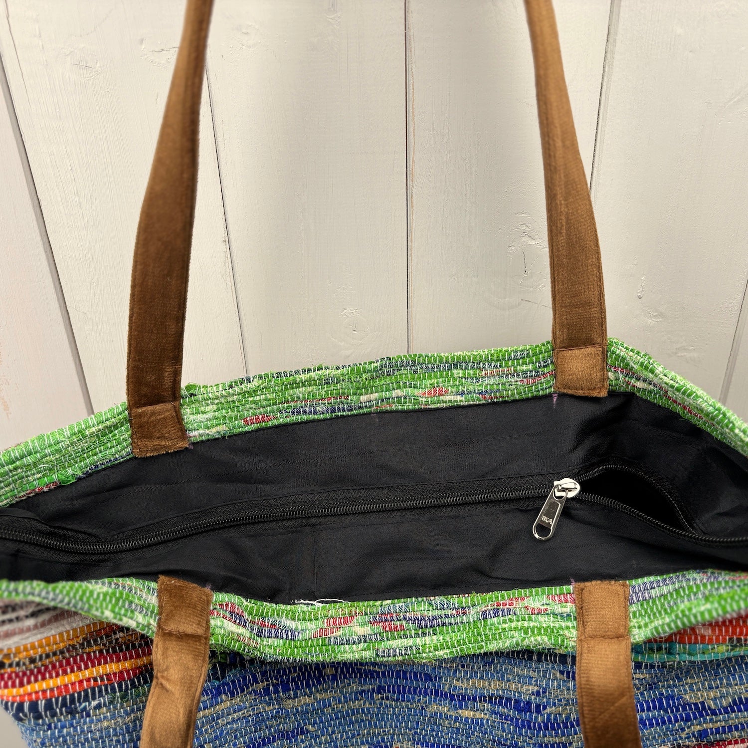 Recycled Rug Project Bag