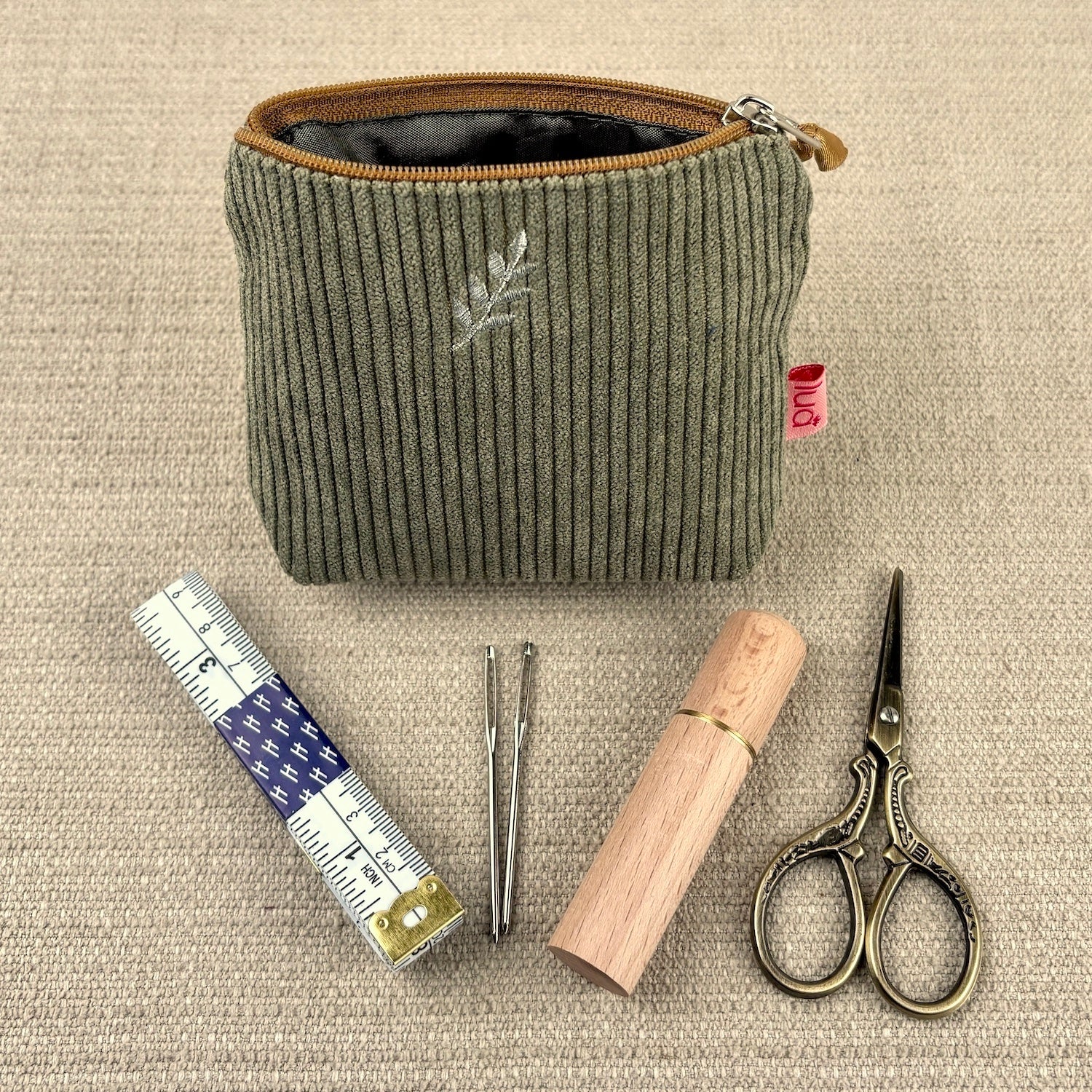 Corduroy Accessory Purse & Sewing Up Set