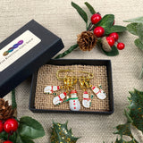 Knitting & Crochet Stitch Markers -  Festive Selection