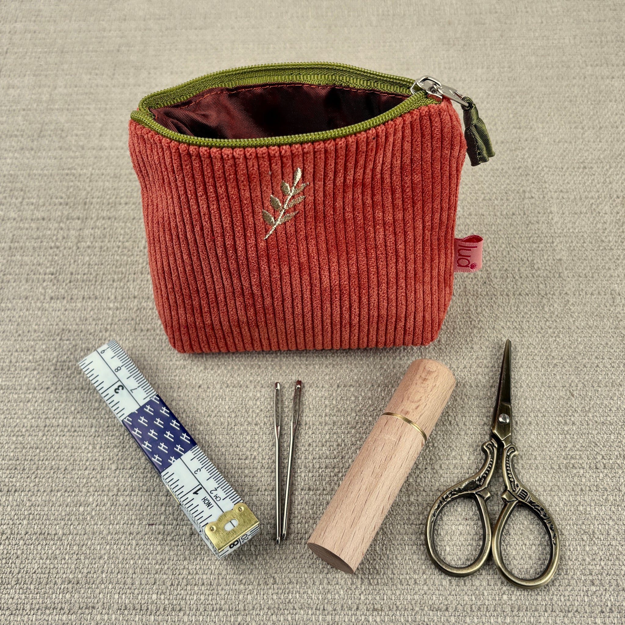 Corduroy Accessory Purse & Sewing Up Set