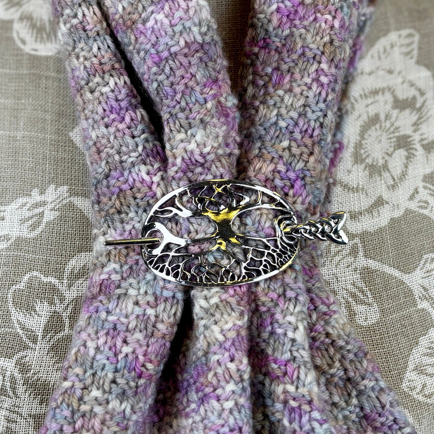 Decorative Metal Scarf Pins
