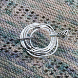 Twisted Circles Shawl Pin lo