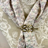 Decorative Metal Scarf Pins