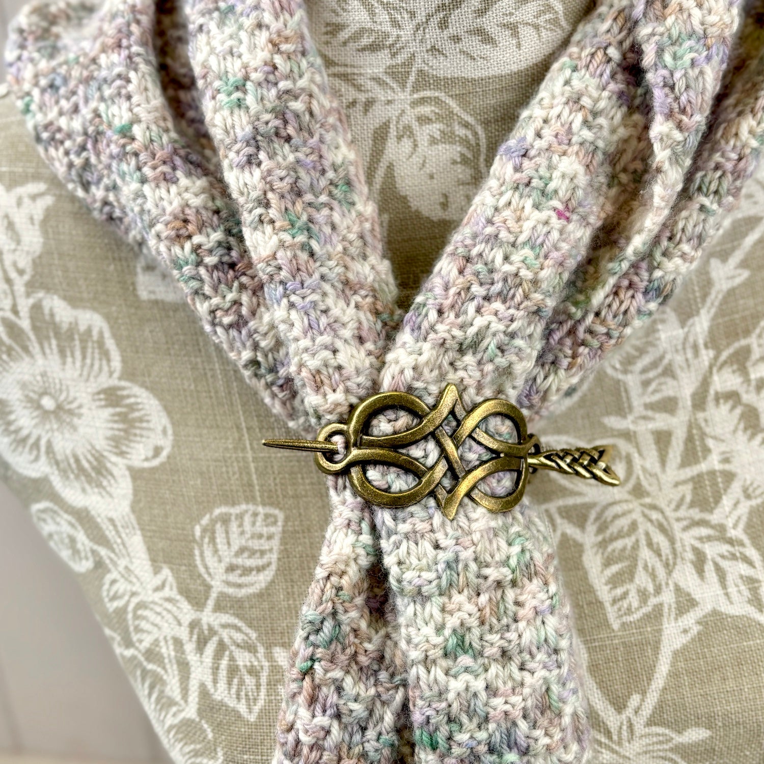 Decorative Metal Scarf Pins