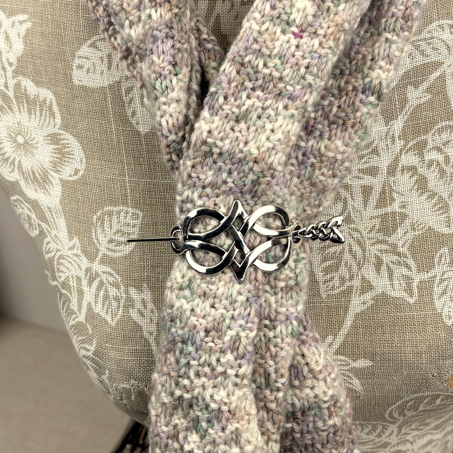 Decorative Metal Scarf Pins