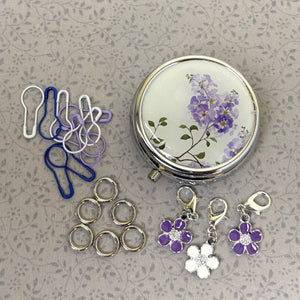 Vintage Floral Stitch Markers Set