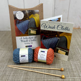 Wash Cloths Collection Knitting Kit (Makes 2 Wash Cloths)