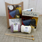 Wash Cloths Collection Knitting Kit (Makes 2 Wash Cloths)