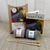 Wash Cloths Collection Knitting Kit (Makes 2 Wash Cloths)