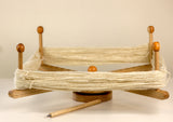 Hand Made Oak Yarn Swift with Yarn Server Attachment