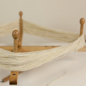Hand Made Oak Yarn Swift with Yarn Server Attachment