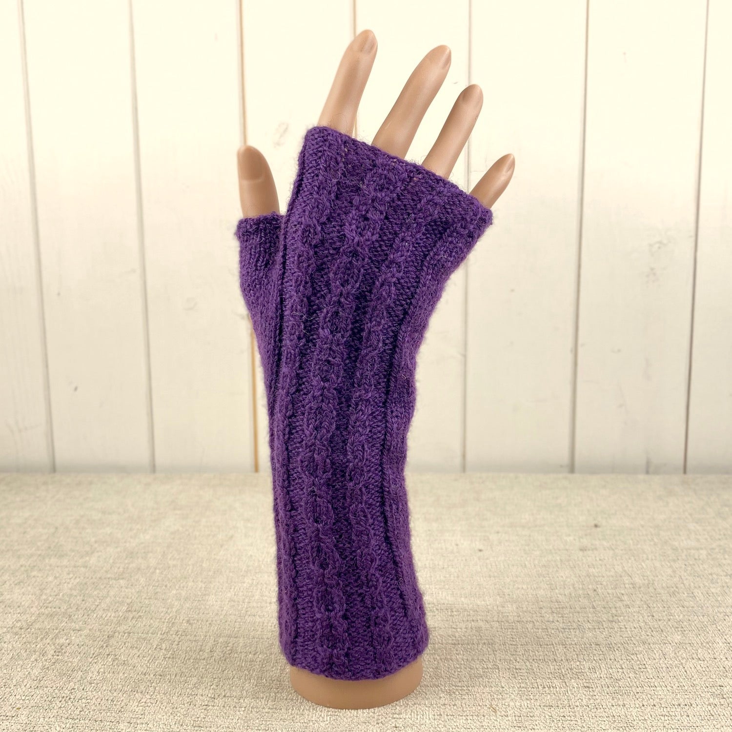 Cable Design Handwarmers Knitting Kit