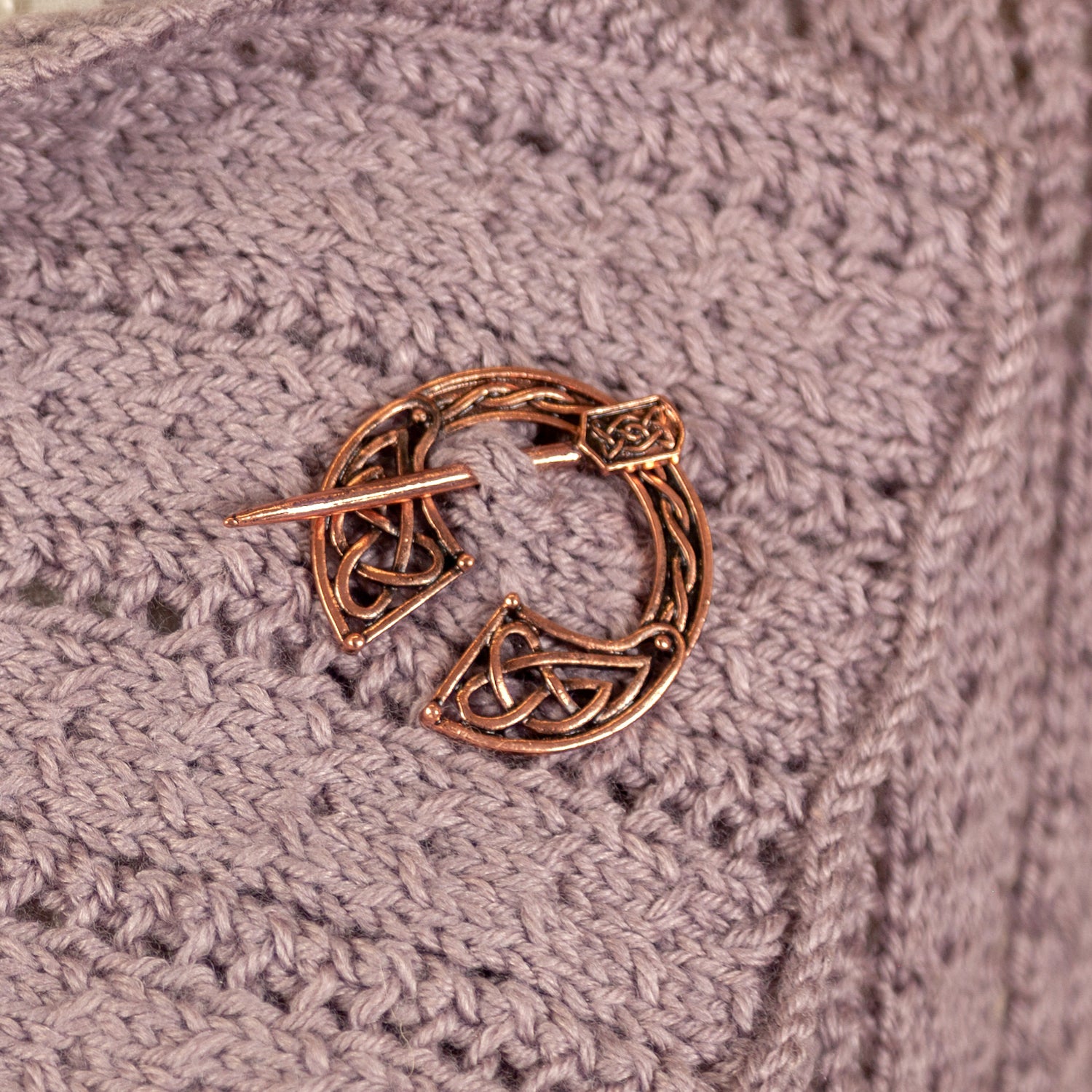 Celtic/Viking Design Penannular Cloak Pin