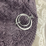 Metal Circles Shawl Pin