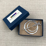 Metal Circles Shawl Pin