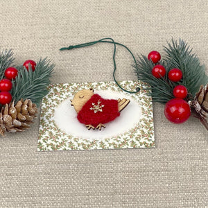 Christmas Decoration Gift Cards Knitting Kit