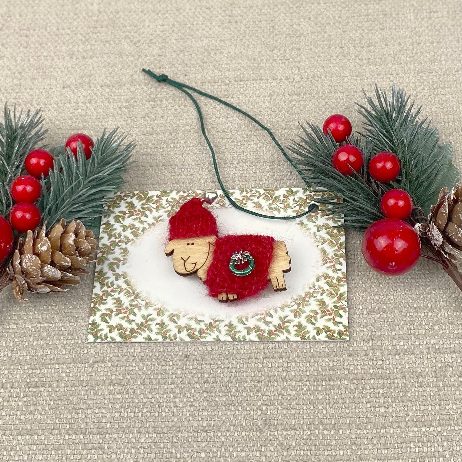 Christmas Decoration Gift Cards Knitting Kit
